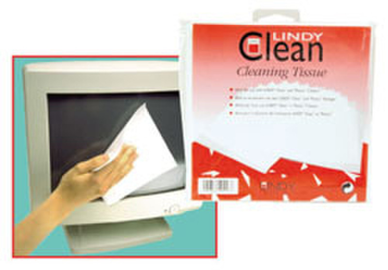 Lindy 40416 Экраны/пластмассы набор для чистки оборудования