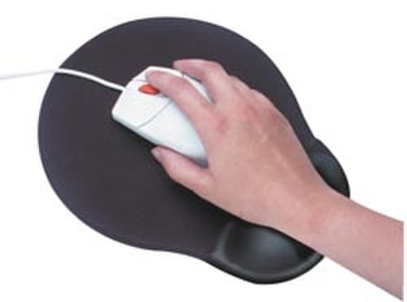 Lindy Mouse Pad - Gel Wrist Rest Black mouse pad