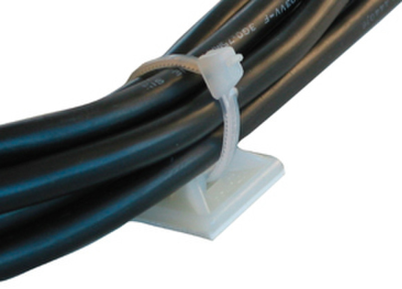 Lindy Cable Ties & Fixing Sockets Белый стяжка для кабелей