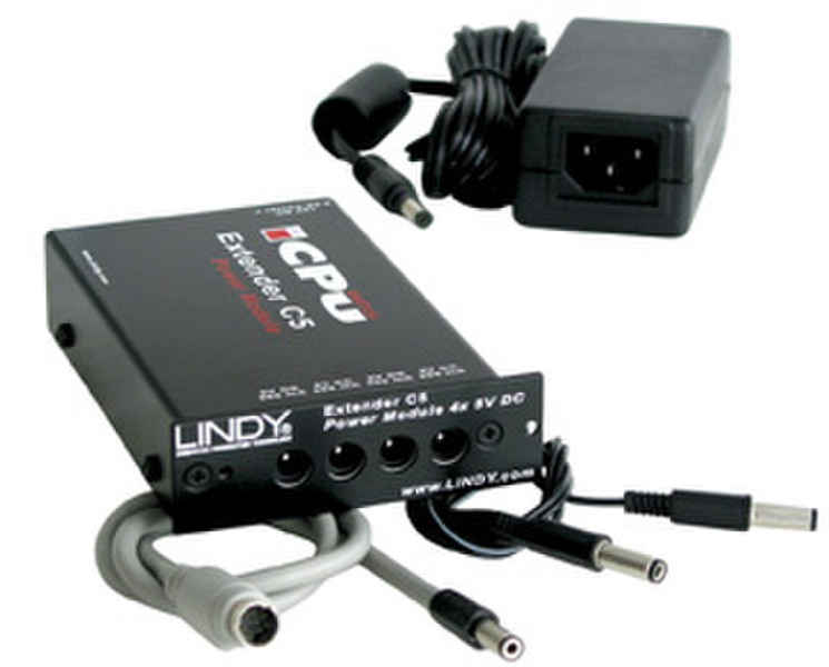 Lindy 39386 Black power distribution unit (PDU)