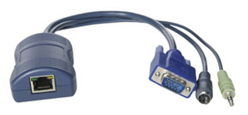 Lindy MC5 Computer Access Module 0.2m Blau Tastatur/Video/Maus (KVM)-Kabel