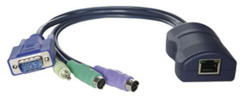 Lindy MC5 Computer Access Modul PS/2 & VGA & Audio 0.2m Black KVM cable