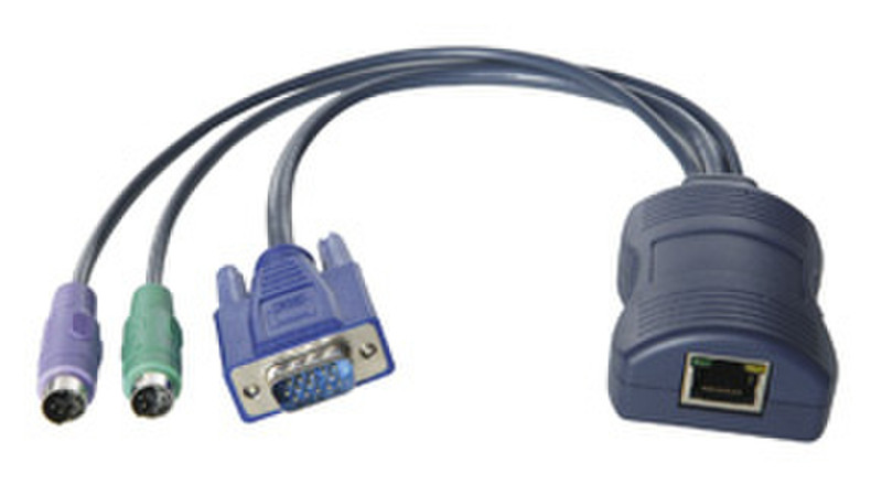 Lindy MC5 Computer Access Modul PS/2 & VGA 0.2m Blau Tastatur/Video/Maus (KVM)-Kabel