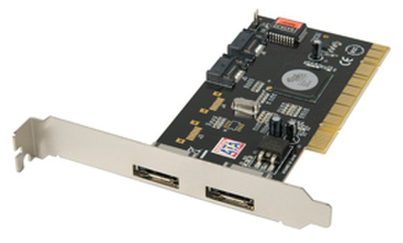 Lindy 4-Port PCI SATA-II Card интерфейсная карта/адаптер