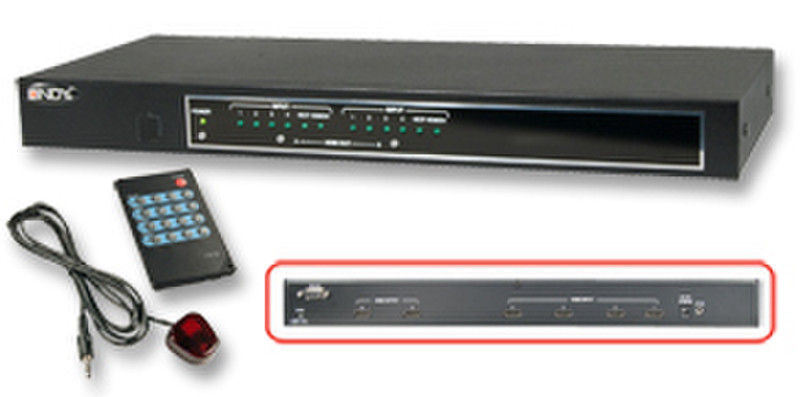 Lindy 4x2 HDMI Switching Splitter video mixer