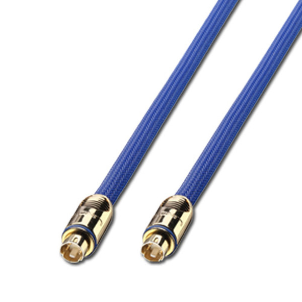 Lindy S-VHS Cable, 10m 10м S-Video (4-pin) S-Video (4-pin) Синий S-video кабель