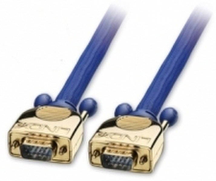 Lindy Premium Gold VGA 10.0m 10m VGA (D-Sub) VGA (D-Sub) Blau VGA-Kabel