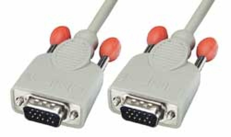 Lindy 0.25m HD15 Cable 0.25m VGA (D-Sub) VGA (D-Sub) Grey VGA cable