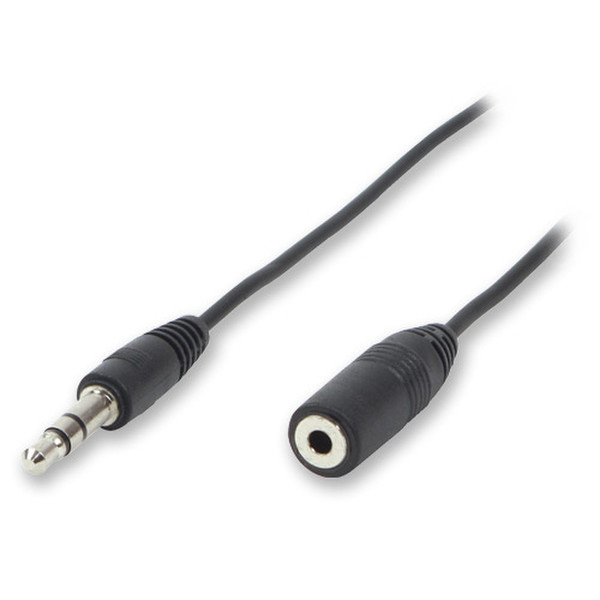 Lindy 3.5mm/2.5mm Stereo Cable 0.02м 3,5 мм 2,5мм Черный аудио кабель