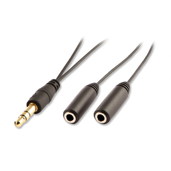 Lindy 3.5mm Stereo Cable 0.06m 3.5mm Black audio cable