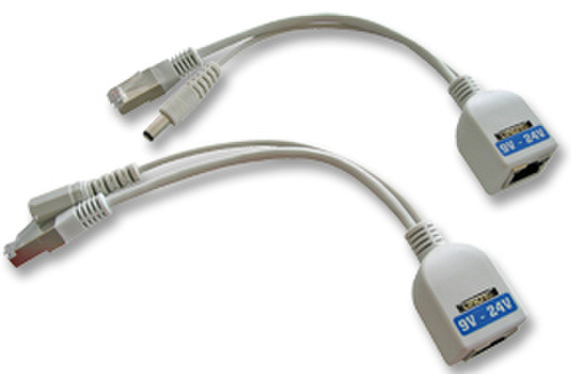 Lindy Power Over Ethernet Kit White