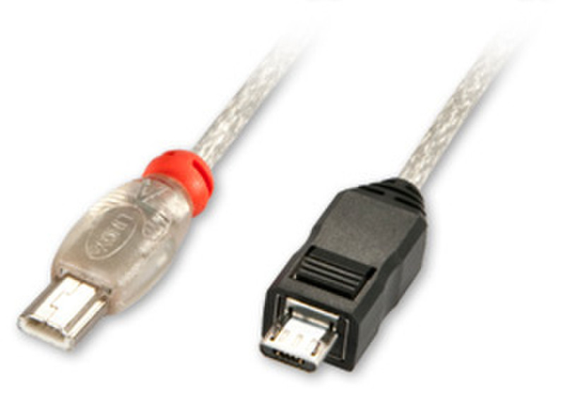 Lindy USB 2.0 Mini-A / Micro-B 2.0m 2м Mini-USB A Micro-USB B кабель USB