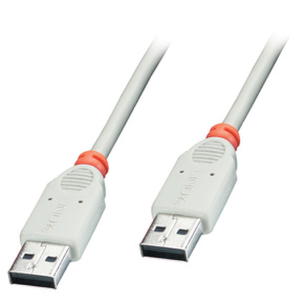 Lindy 5m USB A/A Cable 5м USB A USB A Серый кабель USB