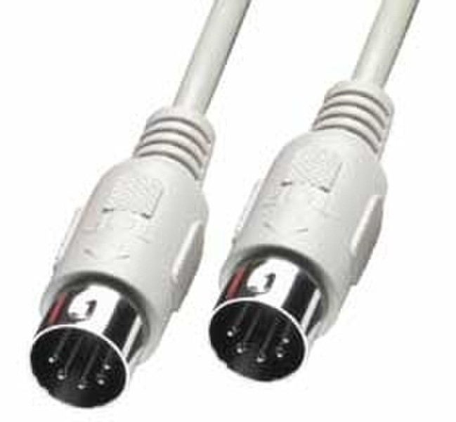 Lindy MIDI Connection Cable, 5m 5m White PS/2 cable