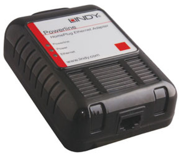 Lindy Homeplug Powerline Ethernet Bridge 85Mbit/s networking card