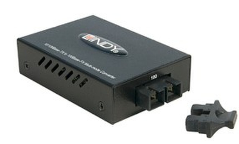 Lindy SC Fibre Optic Converter 100Mbit/s network media converter