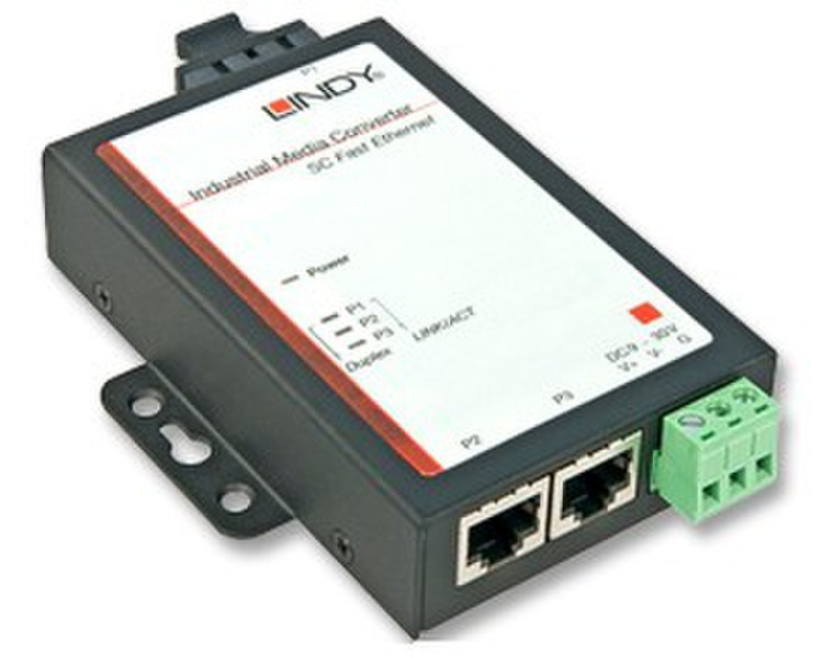 Lindy Ethernet Media Converter 100Mbit/s 1310nm Netzwerk Medienkonverter