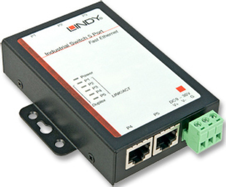Lindy 25072 Unmanaged Black network switch