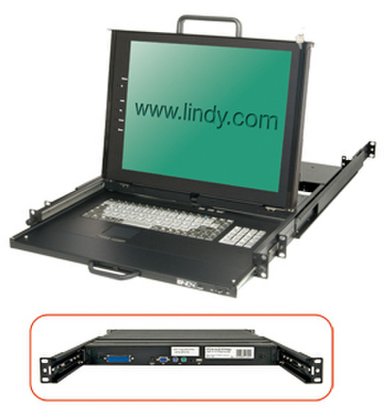 Lindy 21612 17Zoll Schwarz Konsolenregal