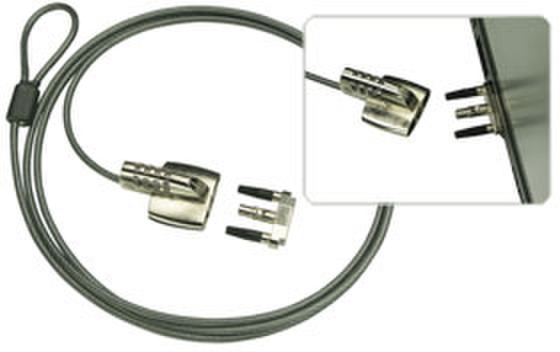 Lindy VGA/Serial Port Security Cable 2м кабельный замок