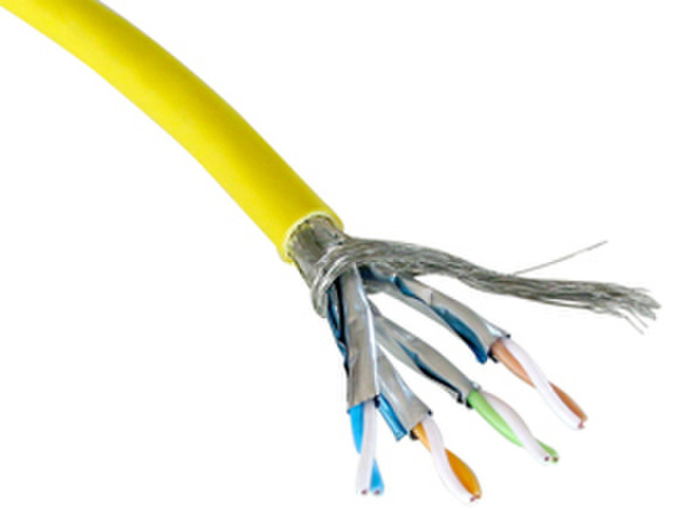 Lindy Cat.7, 100m 100m Yellow networking cable
