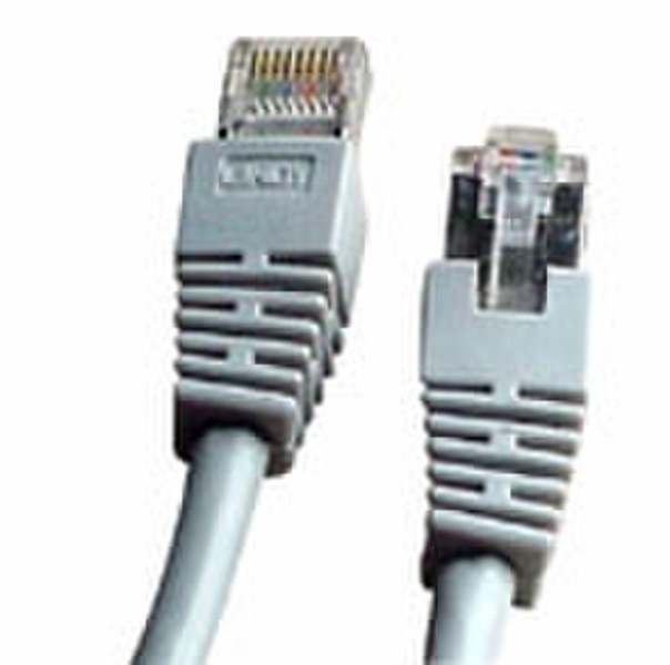 Lindy 1m Cat 5e GigaPatch Cable 1м Серый сетевой кабель