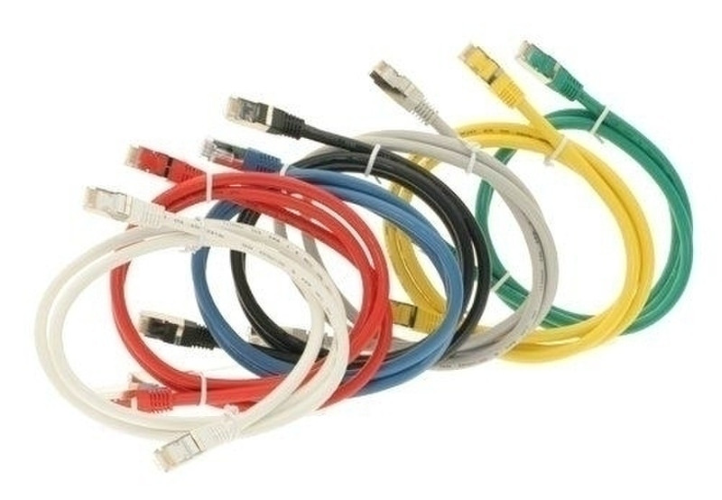 Jyh Eng Technology Patch cord U/UTP Cat5E 0.5m Yellow networking cable