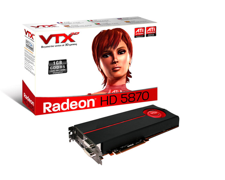 VTX3D VX5870 1GBD5-MDH 1GB GDDR5 graphics card
