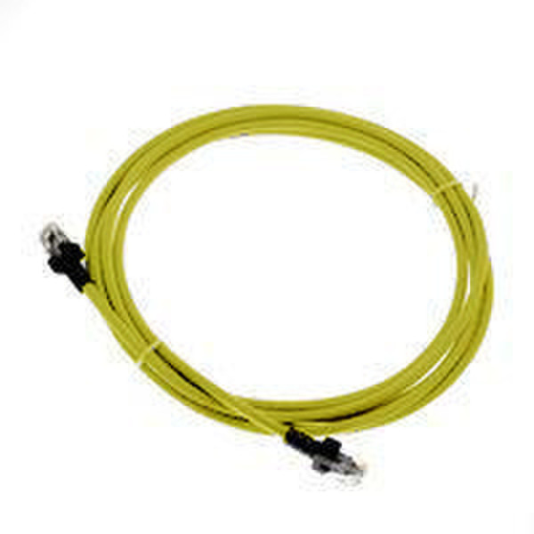 Jyh Eng Technology LAN Cat5e UTP 5м Желтый сетевой кабель