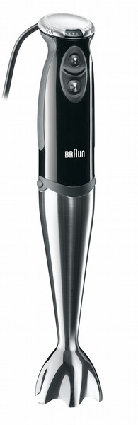 Braun MR 700 Погружной 600Вт Черный, Cеребряный блендер