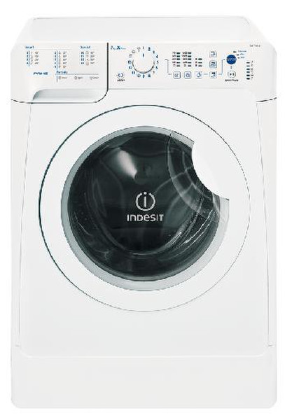 Indesit PWC7168W Отдельностоящий Фронтальная загрузка 7кг 1600об/мин A+ Белый стиральная машина