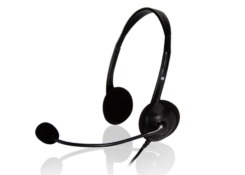 Wavemaster HPX 1602M Binaural Wired Black mobile headset