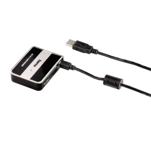 Hama USB 2.0 Card Reader USB 2.0 Черный устройство для чтения карт флэш-памяти