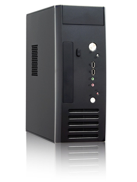 Chieftec CASE Desk CS-03 noPSU Mini-Tower 300W Schwarz Computer-Gehäuse