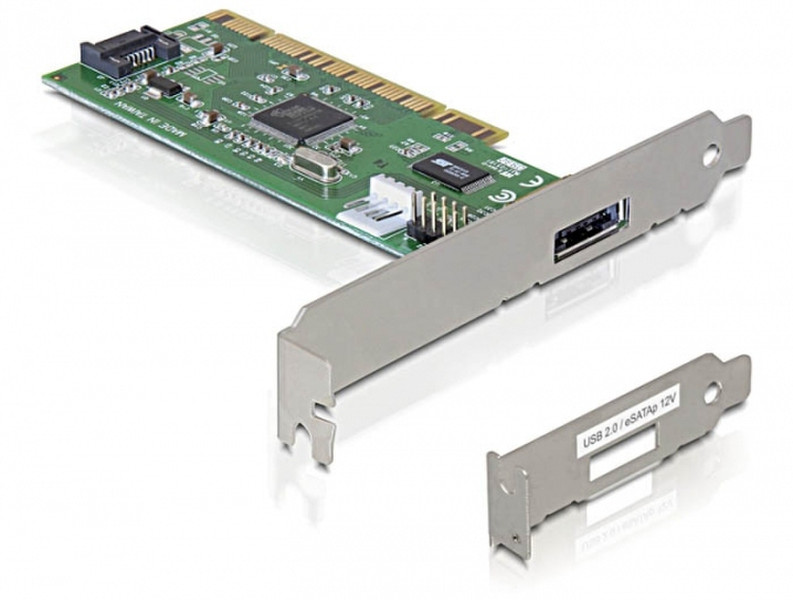 DeLOCK eSATA/SATA PCI Card Schnittstellenkarte/Adapter