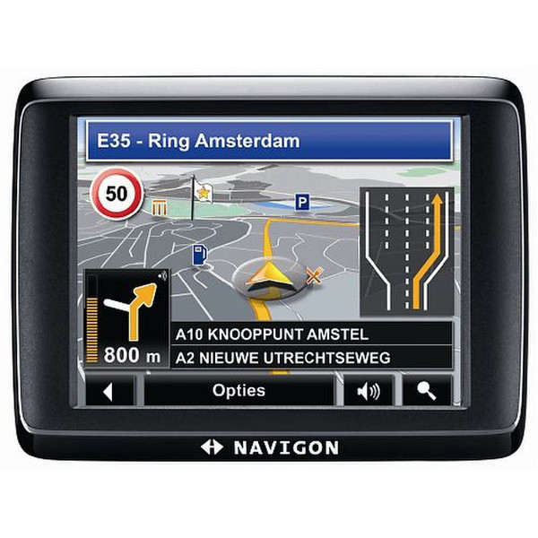 Navigon 1410 Europe 22 Fixed 3.5Zoll Touchscreen 128g Schwarz Navigationssystem