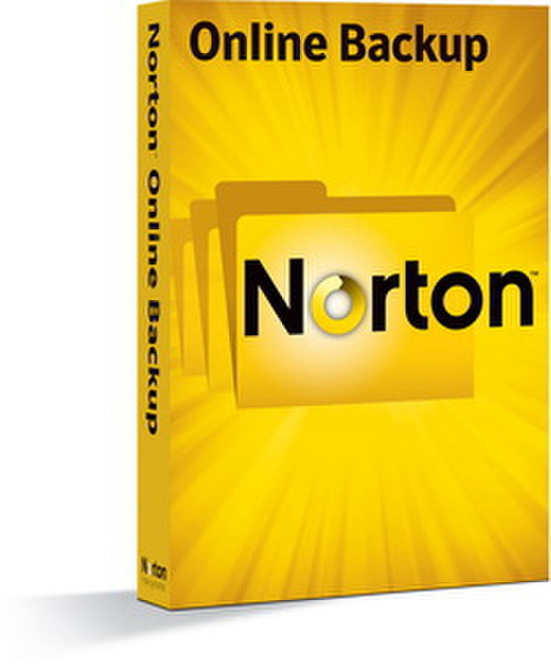 Symantec Norton™ Online Backup 2.0 25GB