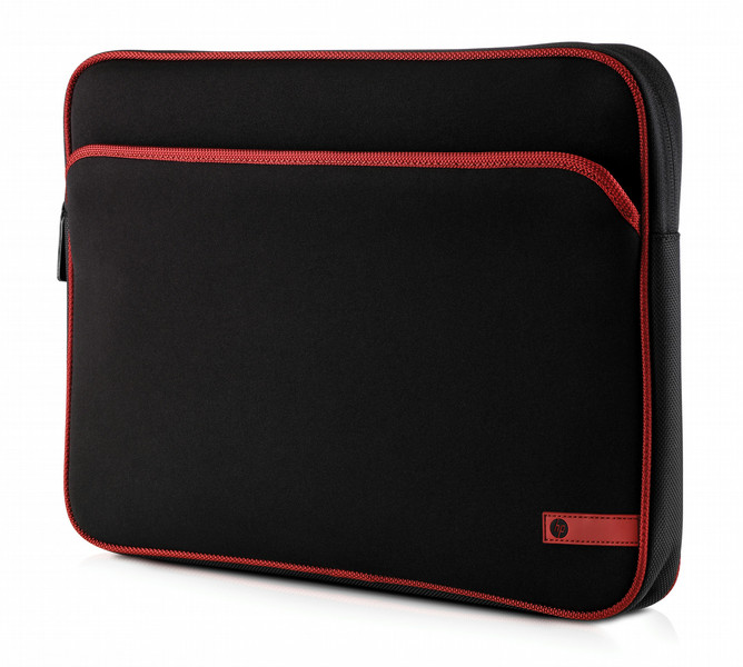 HP 16 Black/Red Notebook Sleeve