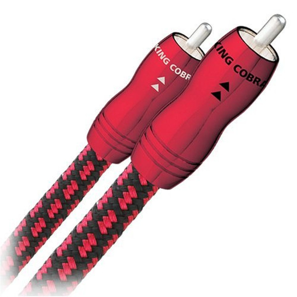 AudioQuest King Cobra 2m 2 x RCA 2 x RCA Red audio cable