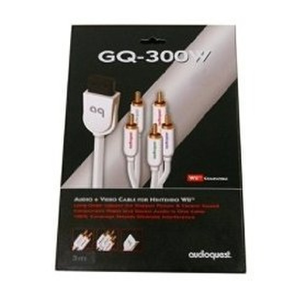 AudioQuest GQ-300W 1.2m White video cable adapter