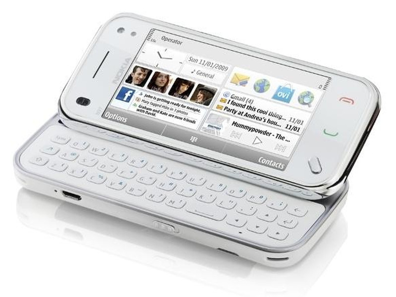 Nokia N97 mini White smartphone
