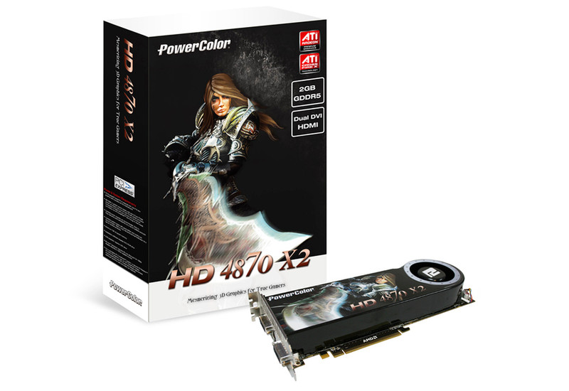 PowerColor Radeon HD4870X2 2GB 2ГБ GDDR5