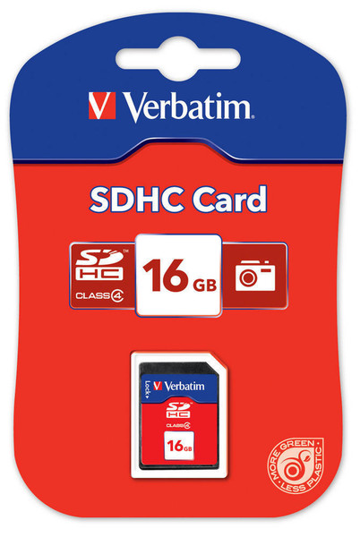 Verbatim 16GB SDHC 16ГБ SDHC Class 4 карта памяти
