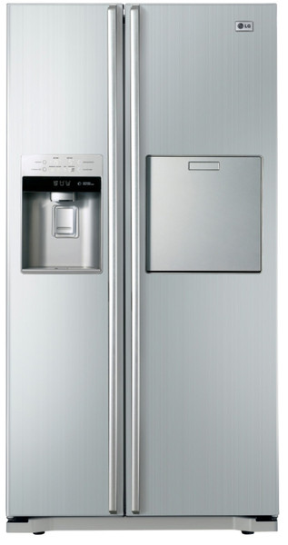 LG GW-P227HLXV freestanding 538L Grey,Silver side-by-side refrigerator