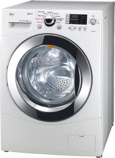 LG F1403TDS freestanding Front-load 8kg 1400RPM White washing machine