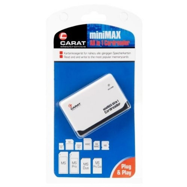 Carat miniMAX All in 1 Weiß Kartenleser