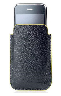 Knomo iPhone 3G Pouch Black,Yellow