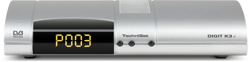 TechniSat DIGIT K3 e Kabel Silber TV Set-Top-Box