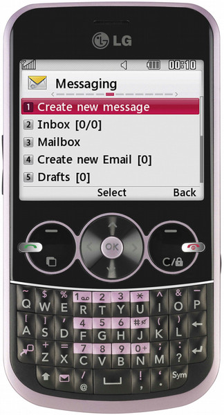 LG GW300 Черный, Розовый смартфон