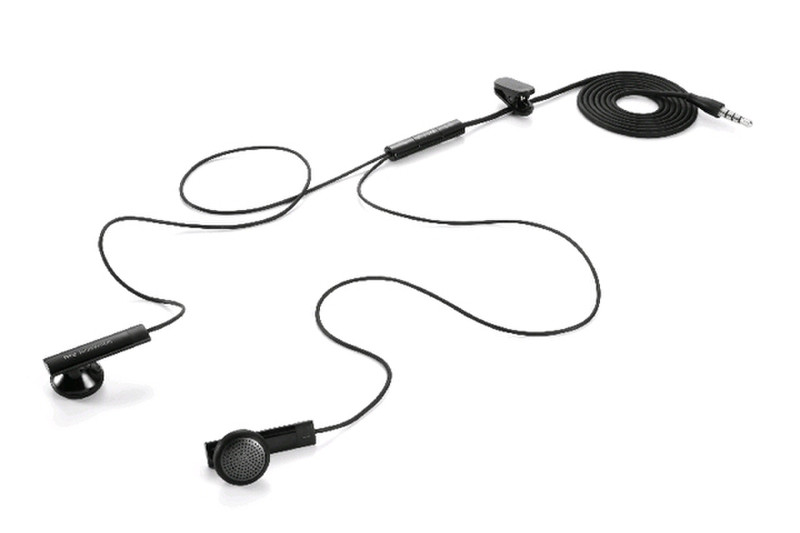 Qtek RCE160 Binaural Wired Black mobile headset